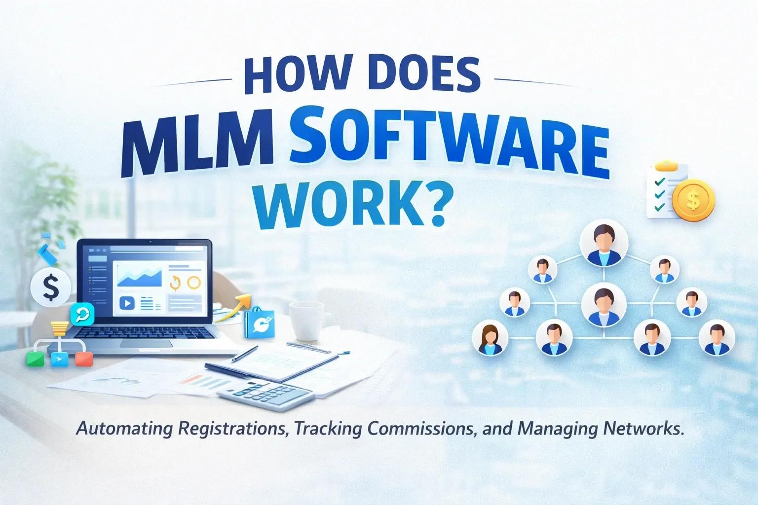 Como funciona o software MLM? Um guia passo a passo para 2026