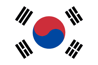 Flag of Corée du Sud