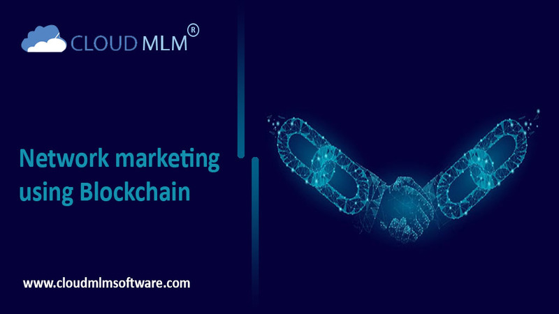 Network marketing using blockchain