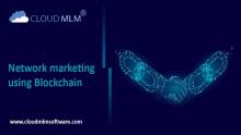 Network marketing using blockchain