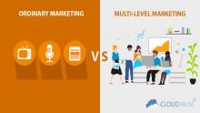 Ordinary marketing v/s multi-level marketing
