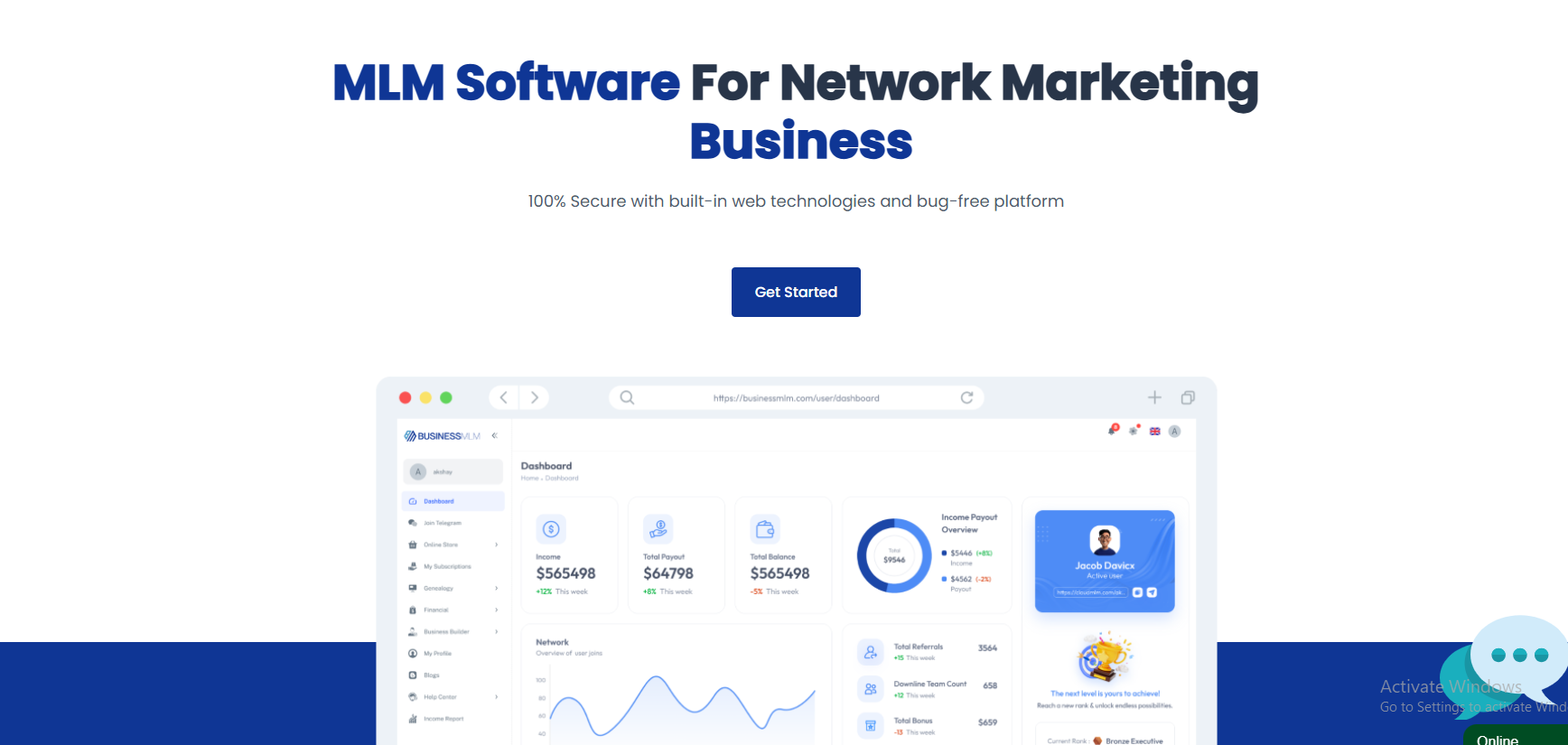 Business mlm Software Banner