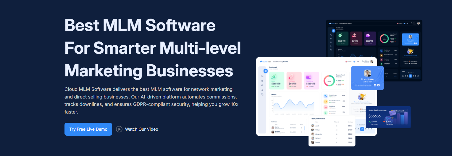 cloud MLM Software Banner